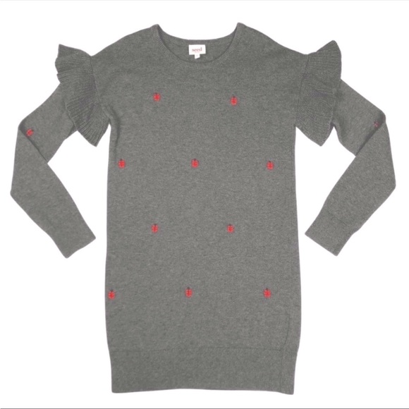 New Seed Heritage ladybug girl knitted dress size 9 - Picture 3 of 11